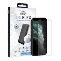 Eiger Folie Clear Tri Flex iPhone 11 Pro / XS / X (0.4 mm, 5H)