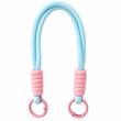 Lemontti Snur de mana pentru telefon Braided, 26cm, Albastru / Roz
