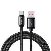 Mcdodo Cablu USB-A la Type-C SpeedCharge Series, Fast Charging, LED, 120W, 1.5m, Negru 