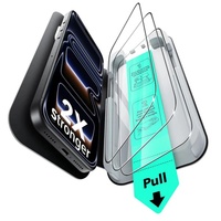 ESR Pachet 3 buc Folie Sticla UltraFit iPhone 17 Pro cu aplicator inclus Black