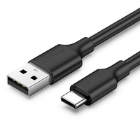 Ugreen Cablu USB la Type-C, Fast Charging 18W, 3A, 1m, Negru