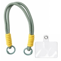 Lemontti Snur de mana pentru telefon Braided, 26cm, Gri
