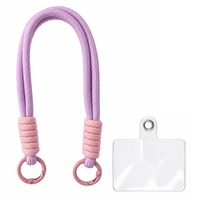 Lemontti Snur de mana pentru telefon Braided, 26cm, Lila