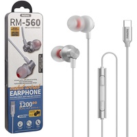 Remax Casti Stereo Metalice RM-560 Type-C White