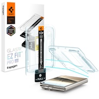 Spigen Pachet 2 buc Folie Sticla cu aplicator inclus Glass tR EZ Fit Pro HD iPhone Duo Clear
